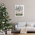thumbnail image 2 of Santa's Workshop Toys Vintage Signage Holiday Graphic Art Gallery Wrapped Canvas Print Wall Art, 2 of 7