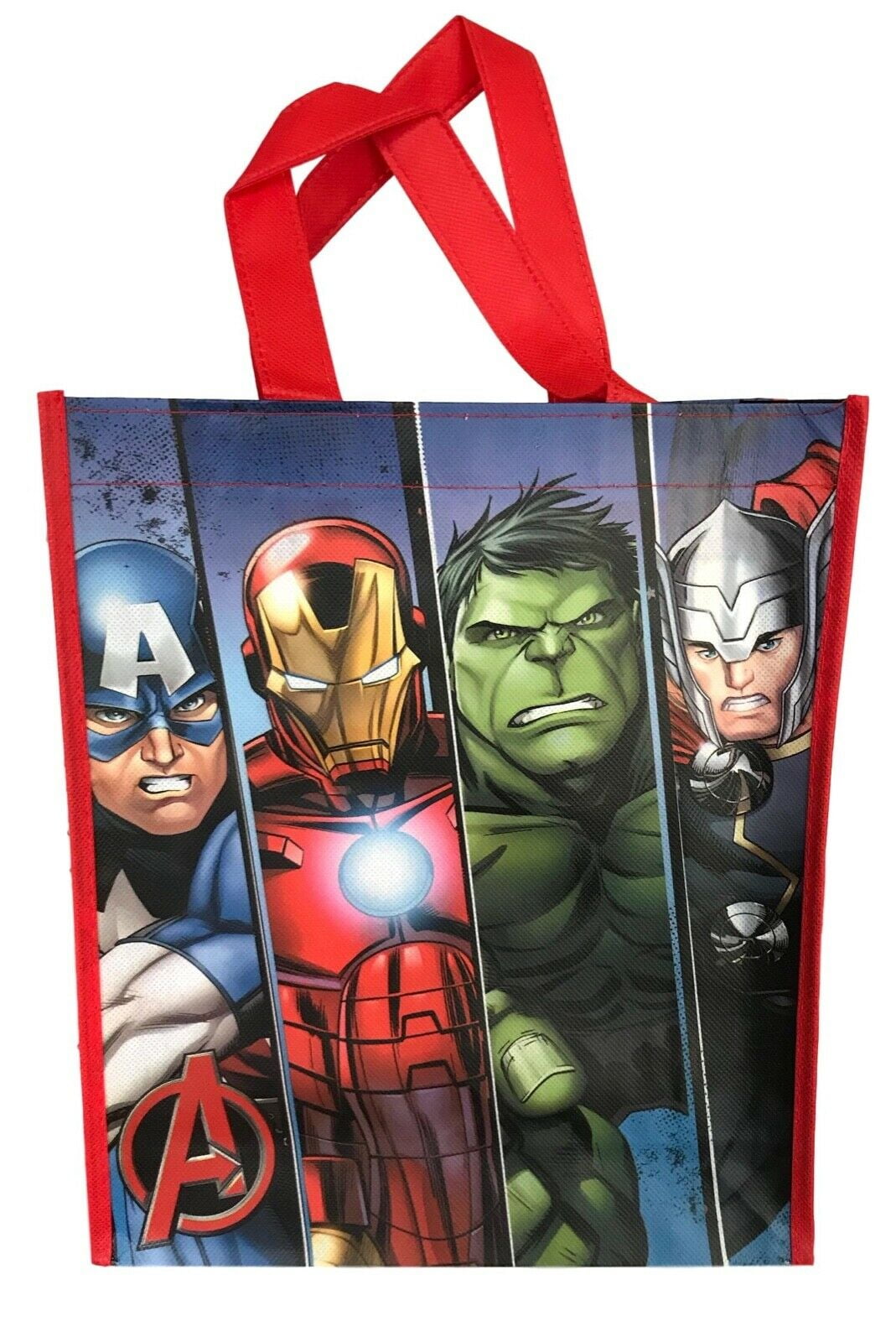 NEW Captain Marvel Comics Avengers Shopping Tote Gift Bag Reusable 13-inch 
