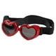 thumbnail image 1 of Gafas de sol para perros pequeños con correa ajustable Gafas de sol para perros con forma de corazón Gafas de sol antiniebla para perros Gafas de sol para perros Gafas a prueba de viento para perros, 1 of 4