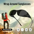 thumbnail image 5 of Polarized Over Glasses Anti-Glare UV 400 Protection for Men Women - Wrap Around Sunglasses/Fit-Over Prescription - Suit for Driving/Fishing/Golf, 5 of 7