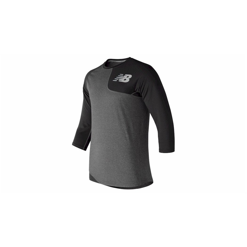 New Balance Asym Baseball Base Layer Left Black by New Balance