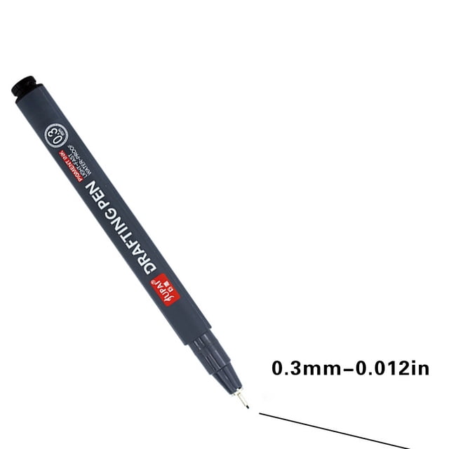 Fiudx Juego de Rotuladores a Base de Agua, Delineador Fino para Dibujo Preciso, Tinta de Larga Duración, Ideal para Dibujar y Escribir, Herramienta Artística Versátil para Estudiantes y Artistas, 10