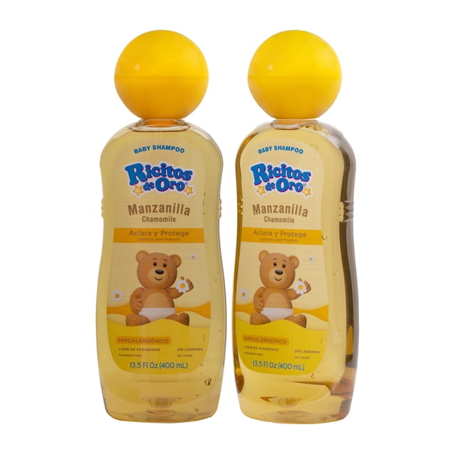 Champú para bebés Ricitos de Oro, limpiador y aclarador, manzanilla, 400 ml