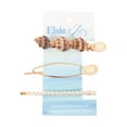 thumbnail image 3 of Elsie & Zoey Set of 3 Nonslip Genuine Shell Cream Fashion Hair Pin Hair Clips for Women, 3 of 3