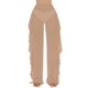 thumbnail image 1 of Traje de baño para cubrir pantalones Jumppmile, malla transparente, volantes, talla S, color caqui, 1 of 6