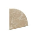thumbnail image 2 of 9'' x 9'' x 0.75 Thickness Premium Marble Corner Shelves for Bathroom Wall (Bottocino), 2 of 7