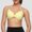 Yellow, variant on Naittoop Halter Sports Bras for Women Padded Strappy Yoga Bra Adjustable Open Back Workout Gym Bras Casual Crop Top