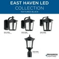 thumbnail image 6 of Progress Lighting East Haven 1-Light LED Outdoor Post Lantern in Black with Seeded Glass Shade, 6 of 6