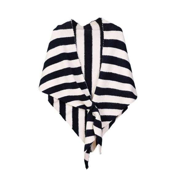 Shawl Wraps For Women Shawl Wraps Women Knitted Shawls Wrap Cardigan Cape Wool Shoulder Tops Shawls Scarf Women's Stripe Shawl