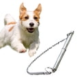 thumbnail image 1 of Dog Training Whistle Adjustable Pitch Pet Whistle Dog Recall Whistle with Chain, 1 of 10
