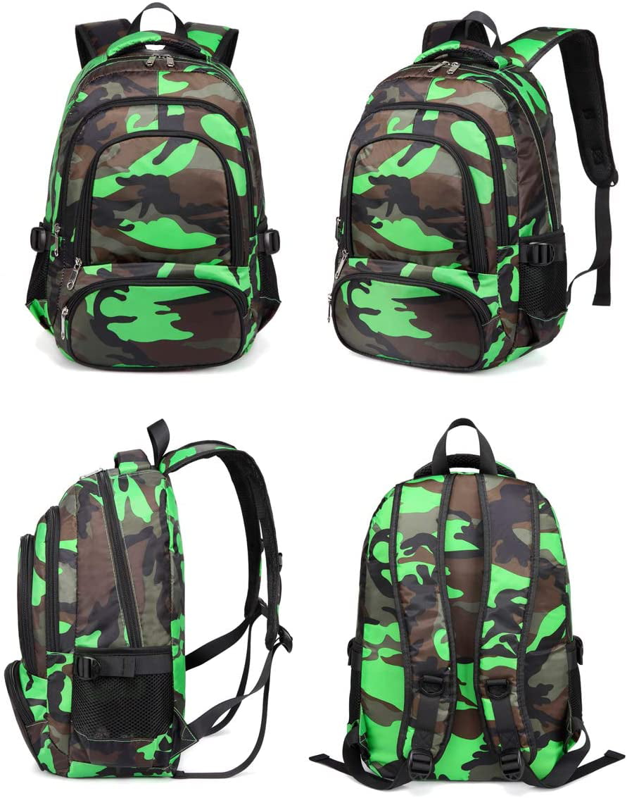 Orange Camouflage Children Lightweight Backpack Bag Pack Bags for School/Travel 