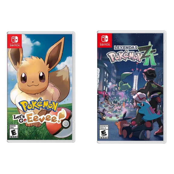Combo Nintendo Switch 2: Pokémon Legends Z-A + Pokémon Let’s Go Eevee