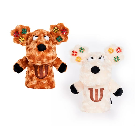 MU Sports Golf Fairway Woods Head Cover- 703C6583 (Brown)