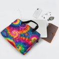thumbnail image 5 of 16" Laptop Briefcase for Work Travel Laptop Shoulder Bag Carrying Handbag Laptop Case Colorful Tie-dye with Swirling, 5 of 8