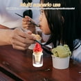 thumbnail image 4 of HAMPPLIES Clear Acrylic Ice Cream Cone Holder Stand for Display with Stable Tabletop Design, 4 of 7