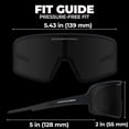 thumbnail image 6 of GRINDERPUNCH Polarized Sports Sunglasses Men Women Cycling Mountain Biking Baseball Hiking Softball Ski Running Glasses - Black, 6 of 9