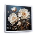 thumbnail image 2 of Designart "Dreamy Elegance Of Peonies II" Peonies Floater Framed Canvas Art Print, 2 of 5