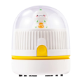 thumbnail image 1 of Desk Vacuum Cleaner Handheld Tabletop Vacuum Cleaner with Night Light Cordless USB Rechargeable Vacuum White, 1 of 6