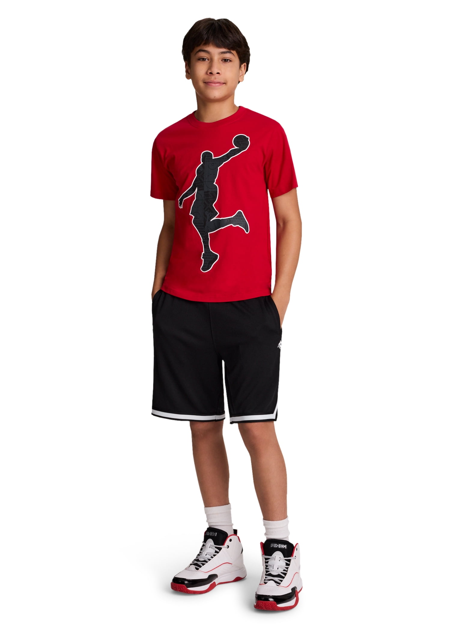 AND1 Boy’s Short Sleeve Graphic T-Shirt, Sizes 4-18