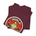 thumbnail image 3 of Fighter Flameboy World Industries Skateboard 2001 Vintage Classic TShirt Print - Maroon / S, 3 of 5