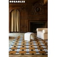 thumbnail image 4 of ALEF HOME Modern Rug Tufted Multicolor Grid Area Rug, 4' x 6', Quick Dry, 4 of 5