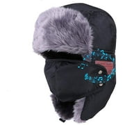 Bluetooth Trapper Hats, Winter Trooper Hat, Wireless Music Bomber Hat Faux Fur