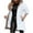 White, variant on TKLPEHG Womens Winter Coats Warm Irregular Hem Jacket Hood Zip Outerwears Long Coat Thermal Jackets (White,L)