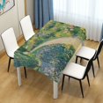 thumbnail image 3 of Yayeee Tablecloths for Rectangular Tables 60 x 60 inch Party Table Cover, Art Garden Scene, 3 of 6