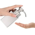 thumbnail image 4 of NFTIGB Premium Stainless Steel Foaming Soap Dispenser, 10.1 oz / 300 ml Hand Wash Pump Bottle for Bathroom and Kitchen Countertops, 4 of 9