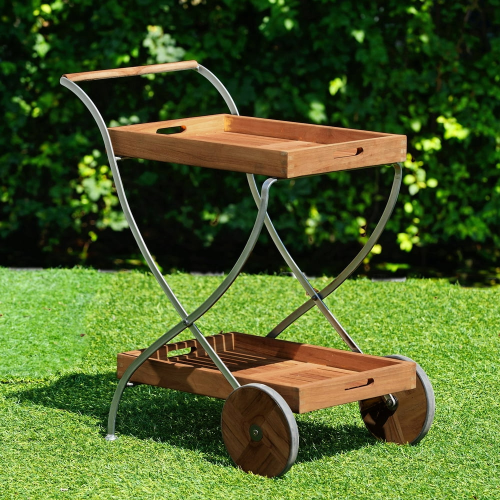 Southern Enterprises Lucia Outdoor Serving Cart