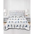 thumbnail image 3 of Full Size Down Alternative Comforter, Lightweight Comforter Quilt Bedding Set with Pillow Shams All Seasons Bed Comforter Duvet Insert 78"x90", 3 of 7