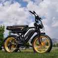 thumbnail image 4 of TST Electric Bike for Adults, 750W Motor, 20mph, 20"x4" Fat Tire, E Mountain Bike, Dual 48V/15AH, Tested to UL2849 Standard by SGS, Age 16+, 4 of 11