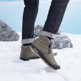 thumbnail image 6 of FDSKWKYMen Snow Boots Water Resistant Non-slip Winter Shoes with Fuzz Lined Warm High Top Boots for Men, 6 of 8