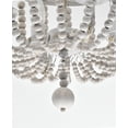 thumbnail image 4 of Samsa 16 in. 4-Light Indoor Weathered White and Matte Gold Finish Chandelier with Light Kit, 4 of 6