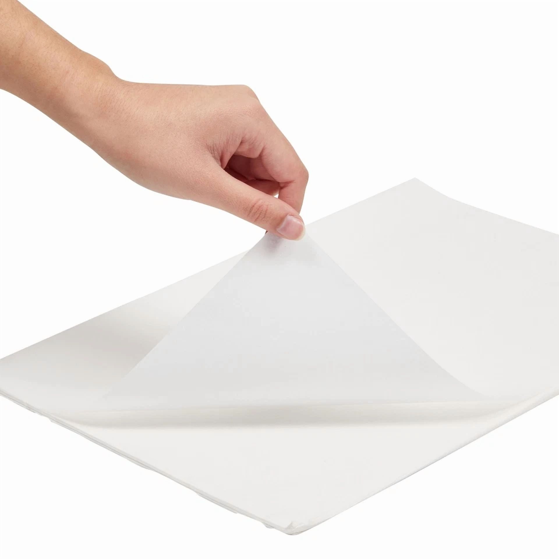 CIRCLE- 160 Sheets White Tissue Paper Bulk Set For Gift Wrapping Bags, 15 X 20 Inches