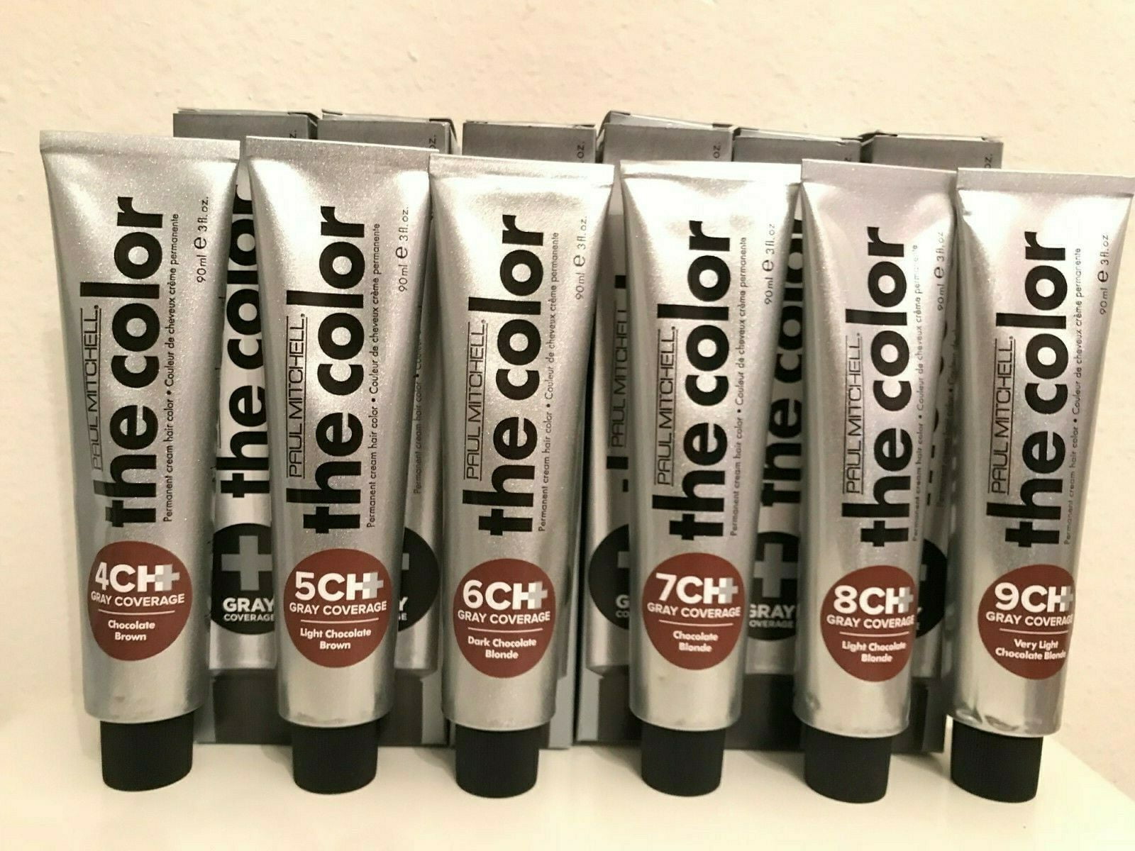 Paul Mitchell Paul Mitchell The Color Gray Coverage Permanent Cream Hair Color 8ch Light Chocolate Blonde Walmart Com Walmart Com