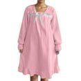 thumbnail image 2 of Karight Women's Victorian Cotton Nightgown Vintage Princess Style Nightdress Long Lace Ruffled Sleepwear, 2 of 7