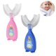 thumbnail image 2 of Cepillo de dientes de boca completa 360 dientes limpios, cabezal de cepillo de silicona suave, cepillo de dientes en forma de U para blanqueamiento de dientes para niños, adecuado para niños de 2 a 6 años Vhermosa 223334-2, 2 of 8