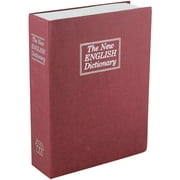 Dependable Industries Dictionary Hidden Book Safe with Key Lock Large Size With 2 Keys Red 9.5" x 6" x 2.20"