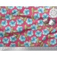thumbnail image 3 of Soimoi Rayon Fabric Hummingbird & Floral Fabric Prints By Yard 56 Inch Wide, 3 of 3