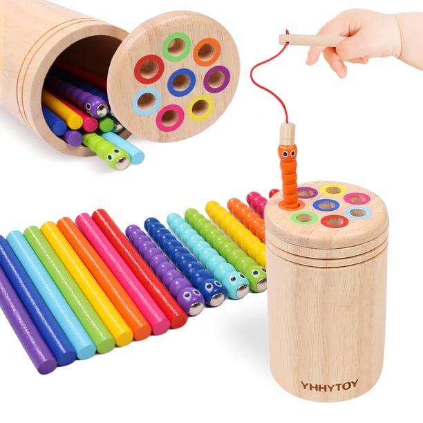 Montessori Toys YHHYTOY, juego dual, clasificación de colores de 2 a 4 años