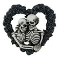 thumbnail image 1 of 20x20 cm gótico Rosa corazón calavera pareja puerta decoración guirnalda Navidad Día de San Valentín decoración del hogar ANGGREK  Otros, 1 of 8