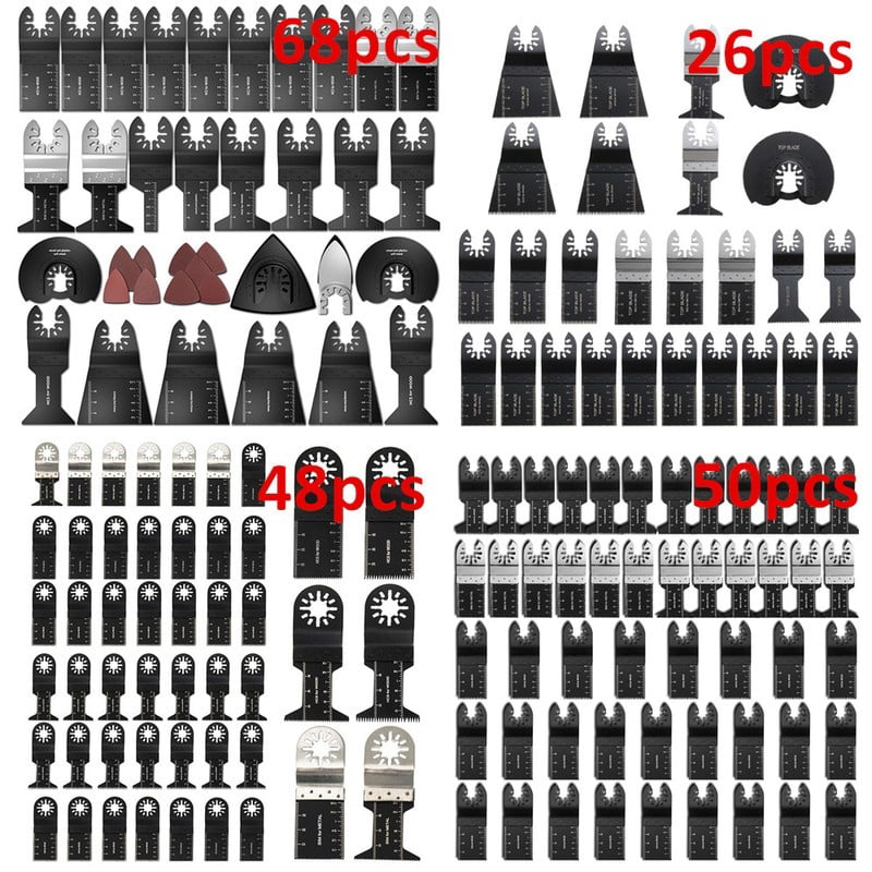 68Pcs Oscillating Multi Tool Saw Blades Accessories For Fein BOSCH Dremel Makita 