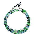 thumbnail image 2 of High-end Eyeglass Chain Colorful Glass Beads Chains Anti-slip Eyewear 2 of 12