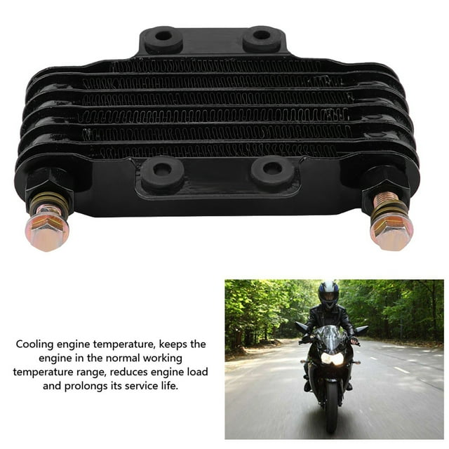Motorcycle Oil Cooler System Kit for GY6 100CC-150CC Engine, Quickly Cooling Oil, Reducing Wear, Increasing Power, Professional Manufacturing