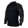 thumbnail image 1 of Camiseta Táctico Militar Para Hombre Con Coderas Combate, 1 of 7