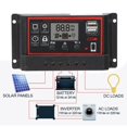 thumbnail image 1 of LCD Solar Charge Controller 5V /2.5A Dual USB PWM Cell Panel Regulator Automatic Identification 12V 24V10A, 1 of 2