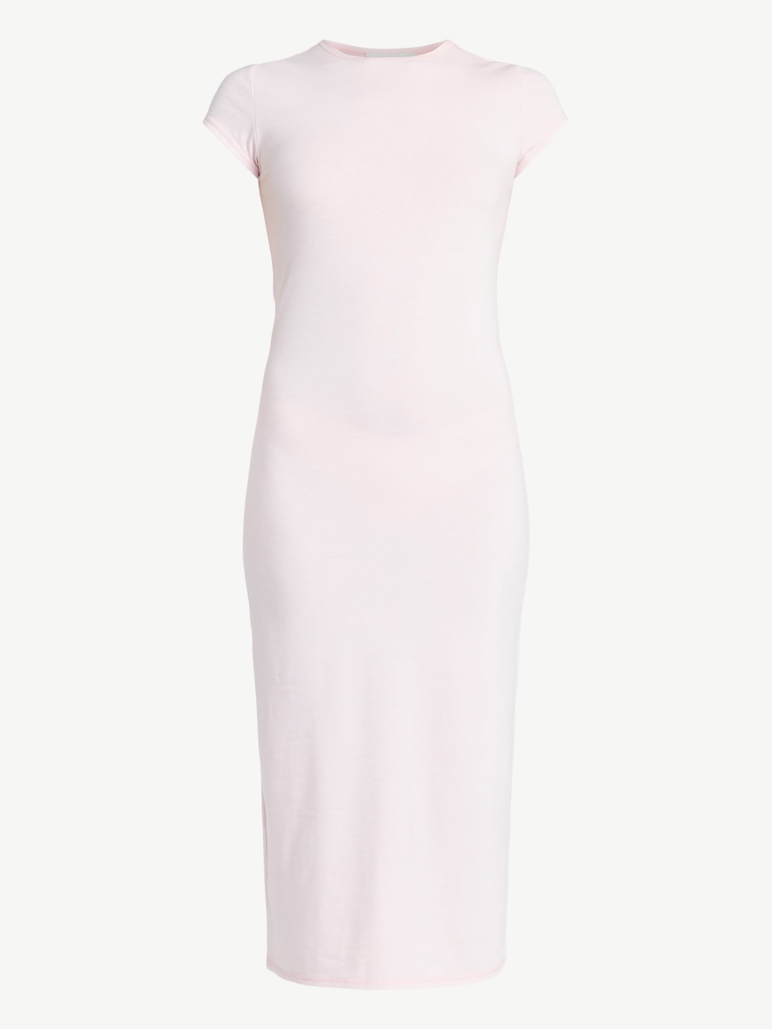 No Boundaries Midi Dress with Cap Sleeves, Women's & Women's Plus Sizes XXS-4X