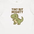 thumbnail image 4 of Inktastic Tiny but Mighty Dinosaur Cartoon Design Boys or Girls Baby T-Shirt, 4 of 5