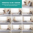thumbnail image 2 of Wedge Pillow Headboard Orthopedic Bed Wedge Pillows Set for After Surgery Adjustable Pillow Wedge for Acid Reflux&Back Pain Relief Sleeping Back Pillow for Bed Sitting Up Wh, 2 of 9